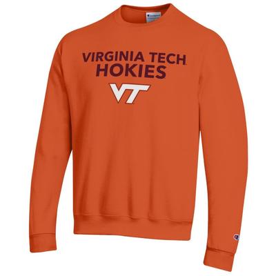Virginia Tech Champion Straight Stack Crew 