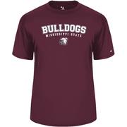  Mississippi State Badger Arch Bulldogs Over Logo Tee