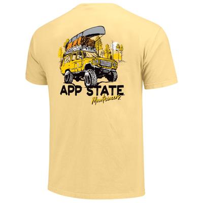 Appalachian State Off Road Lettering Comfort Colors Tee