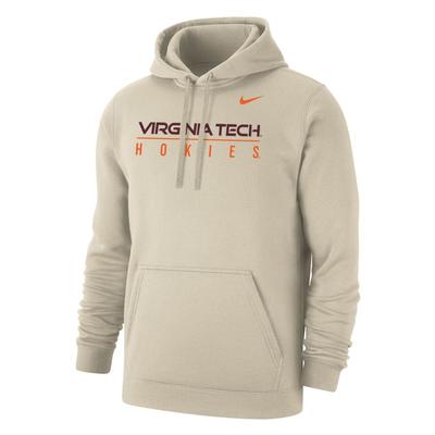 Virginia Tech Nike Wordmark Over Mascot Hoodie