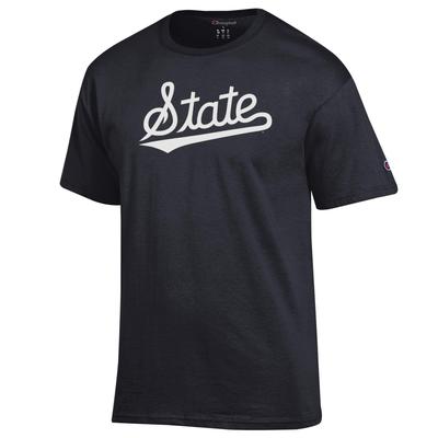 Mississippi State Champion Script State Tee