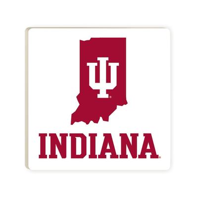 Indiana Single Primary Logo Coaster