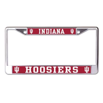 Indiana Wincraft Hoosiers with Trident License Plate Frame