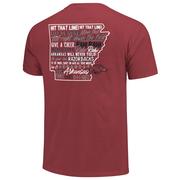  Arkansas Fight Song State Comfort Colors Tee