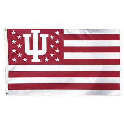 Indiana 3 x 5 Stars and Stripes House Flag