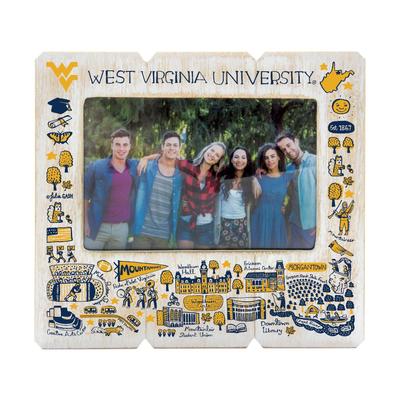 West Virginia Julia Gash 4 X 6 Distressed Frame