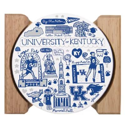 Kentucky Julia Gash 4-Pack Coasters