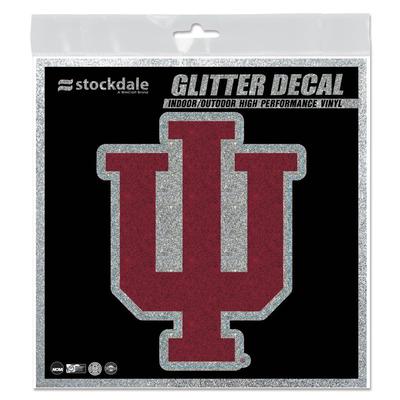 Indiana 6 x 6 Glitter Decal