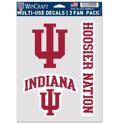 Indiana 3 Pack Multiuse Decal
