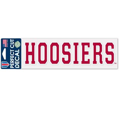 Indiana 3 x 10 Hoosiers Mascot Decal