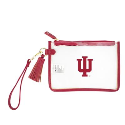 Indiana Licensed Clear Wristlet