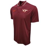  Virginia Tech Nike Dri- Fit Coaches Polo