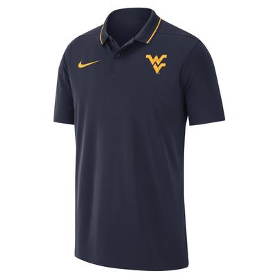West Virginia Nike Dri-Fit Coaches Polo