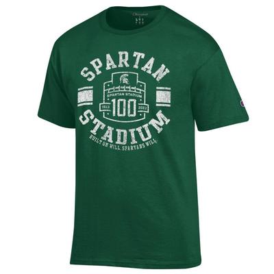 Michigan State Champion 100 Years Spartan Stadium Arch Tee