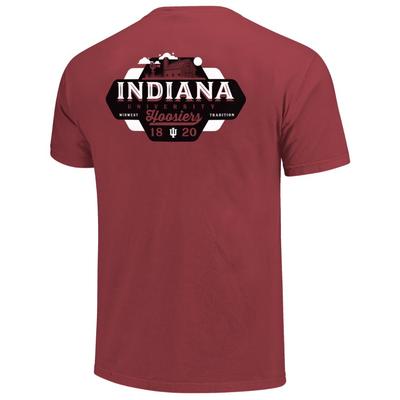 Indiana Farmhouse Slabbed Sign Comfort Colors Tee