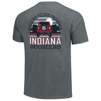 Indiana Meet Me at The Tailgate Jeep Comfort Colors Tee