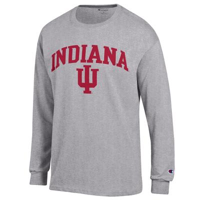 Indiana Champion Arch Over Logo Long Sleeve Tee