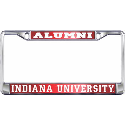 Indiana Alumni Domed Mirror License Plate Frame