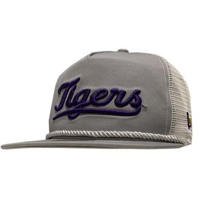 LSU New Era Vault Tigers Script Golfer Rope Hat