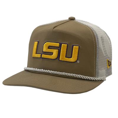 LSU New Era Golfer Rope Hat