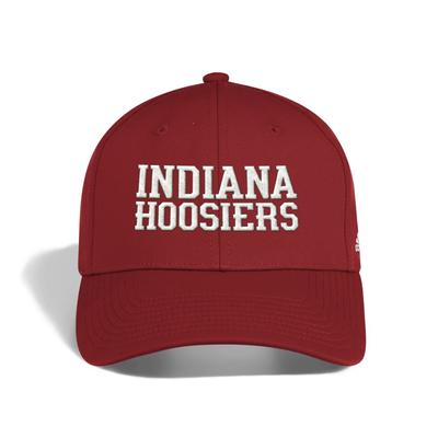 Indiana Adidas Polyester Structured Flex Fit Hat