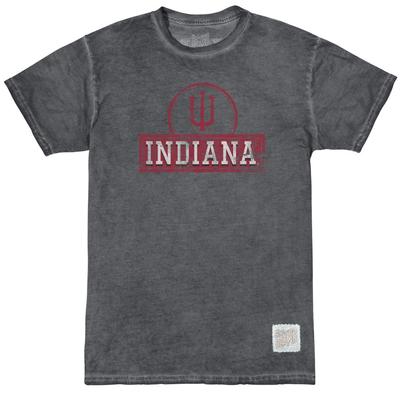 Indiana Vault 1900's Trident Over Indiana Oil Wash Tee