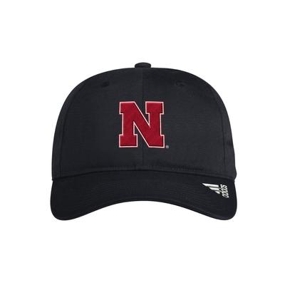 Nebraska Adidas Slouch Block N Adjustable Hat