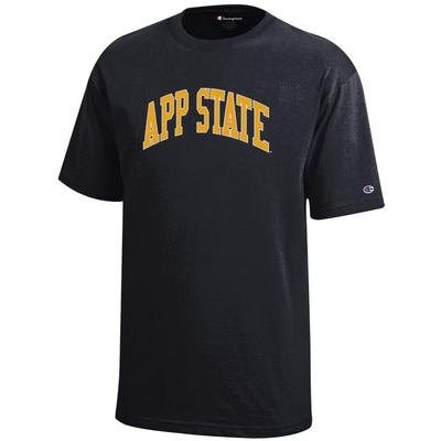 App State Champion YOUTH Arch Tee BLACK