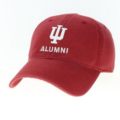 Indiana Legacy Logo Over Alumni Adjustable Hat
