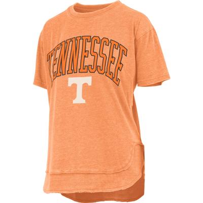 Tennessee Pressbox New Zealand Vintage Wash Poncho Top