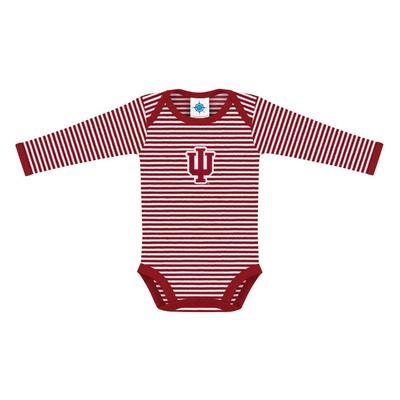 Indiana Infant Striped Long Sleeve Bodysuit