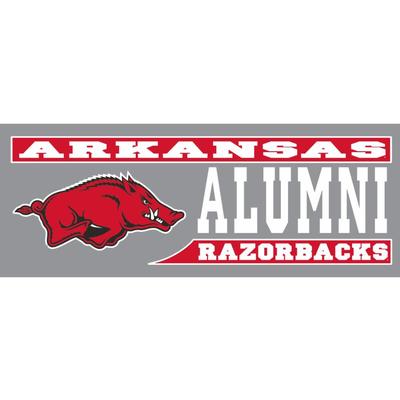 Arkansas Razorbacks ALUMNI Block Decal 6