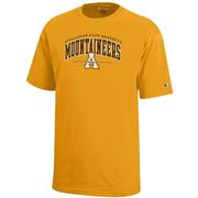  App State Champion Youth Mountaineers Arch Underline Tee