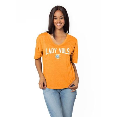 Tennessee Lady Vols Heavy Squeeze Arch V-Happy Jersey