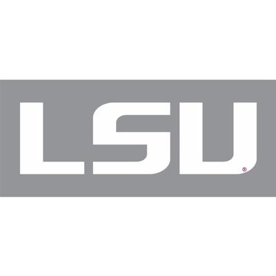 LSU Decal White LSU Logo 6