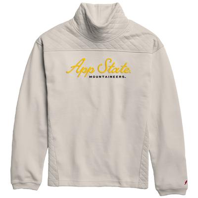 Appalachian State League Highland Funnel Neck Embroidered Script Pullover