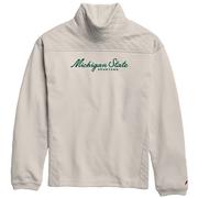  Michigan State League Highland Funnel Neck Fleece Embroidered Script Pullover