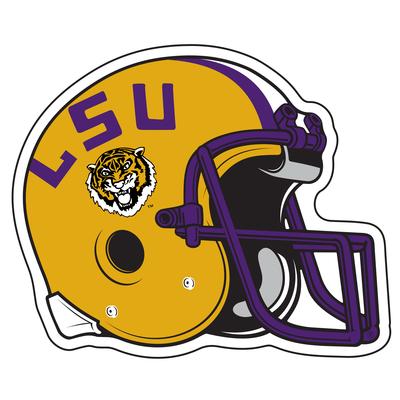 LSU Decal Football Helmet 3