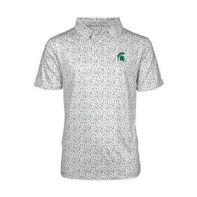 Michigan State Garb YOUTH Football Crew Polo