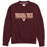  Virginia Tech League Vault Throwback Fleece Crew