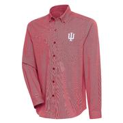  Indiana Antigua Compression Long Sleeve Woven Shirt