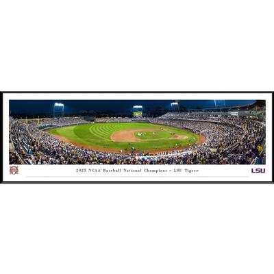 LSU 2023 College World Series National Champs Framed 13.5