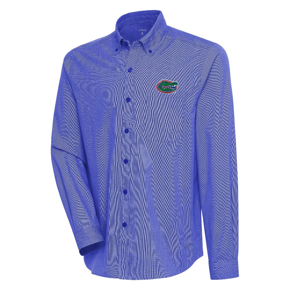  Florida Antigua Compression Long Sleeve Woven Shirt