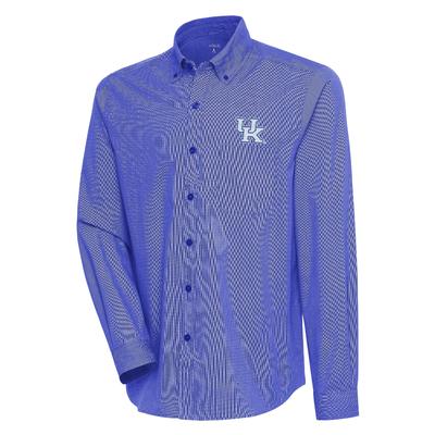 Kentucky Antigua Compression Long Sleeve Woven Shirt