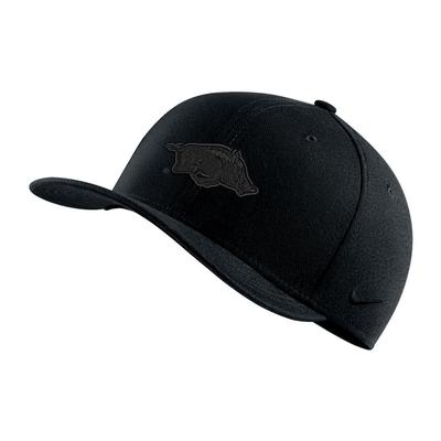 Arkansas Nike C99 Triple Black Swoosh Flex Fit Cap