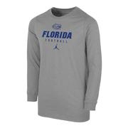  Florida Jordan Brand Youth Cotton Team Issue Long Sleeve Tee
