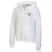  West Virginia Champion Power Blends Full Zip Embroidered Hoodie