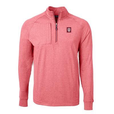 Indiana Cutter & Buck Eco Knit Heather 1/4 Zip Pullover