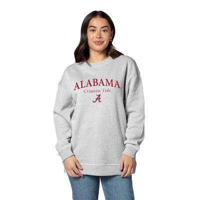Alabama Minimal Arc Est Logo Warm Up Crew Sweatshirt
