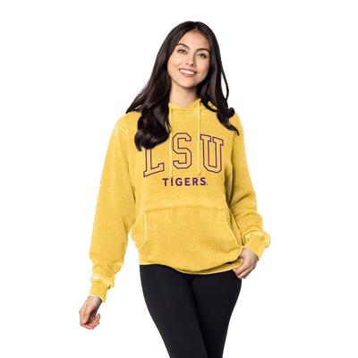 LSU Stacked Outline Arc Everybody Hoodie